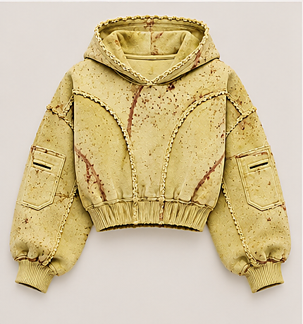 OJI CROPPED HOODIE