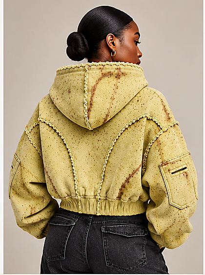 OJI CROPPED HOODIE